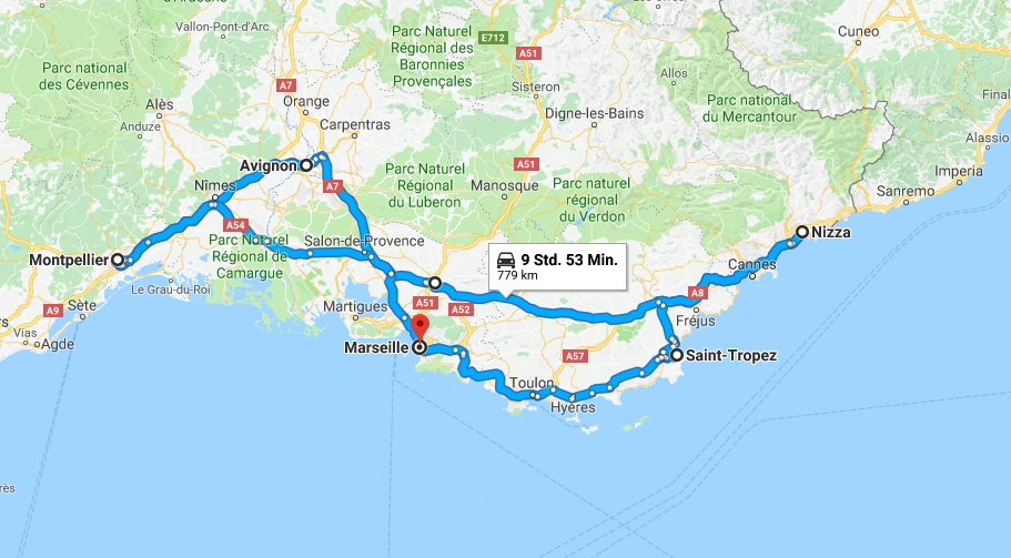 Fly & Drive SüdFrankreich 1 Woche inkl Flug & Mietwagen 54€