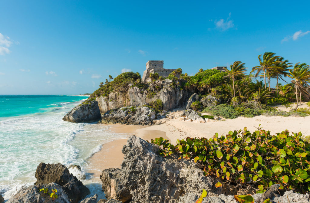Strand in Tulum, Mexiko