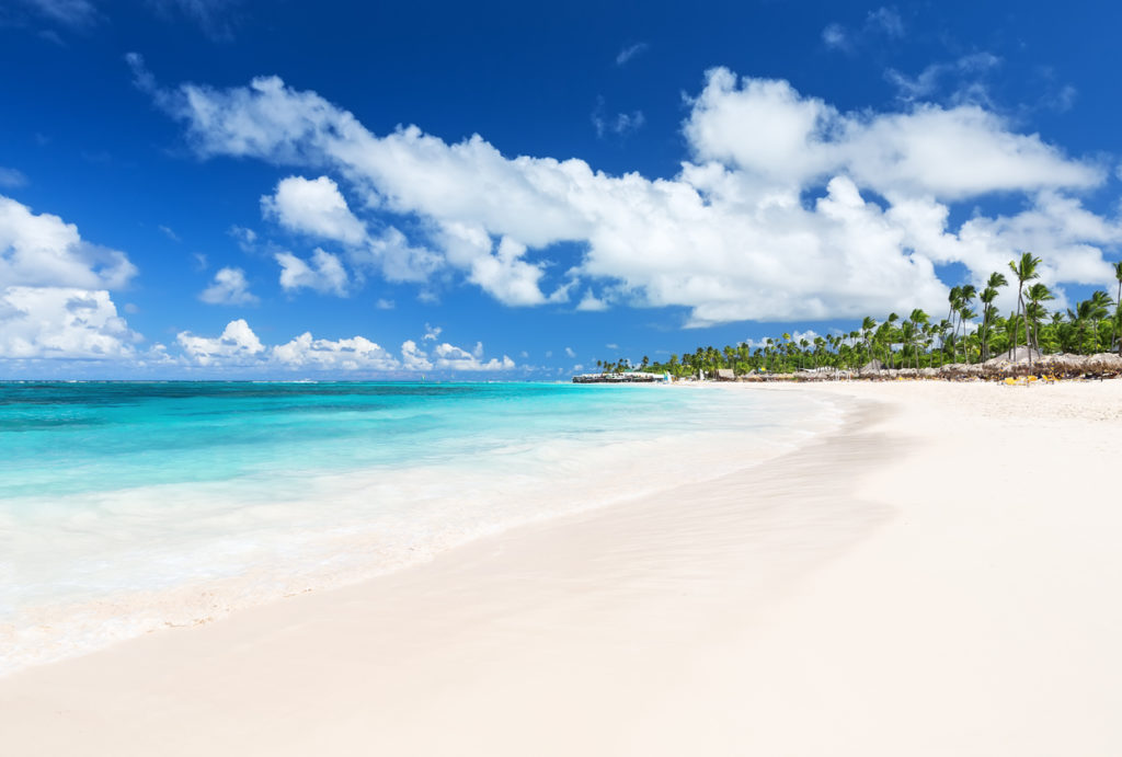 Bahía de las Águilas Strand Dominikanischen Republik