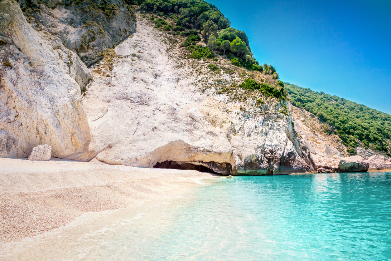 Myrtos Strand, Kefalonia, Griechenland