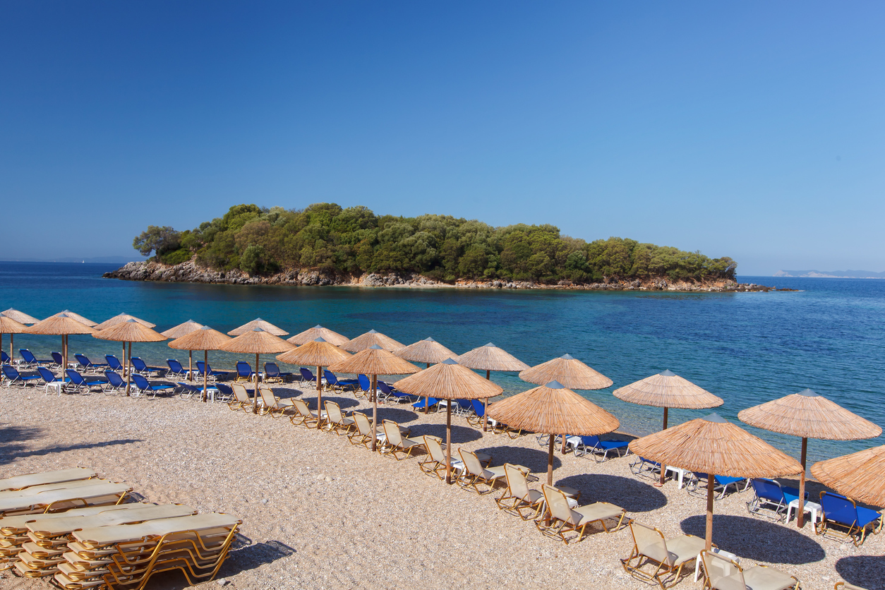 Saint Friday Beach auf Kefalonia, Griechenland