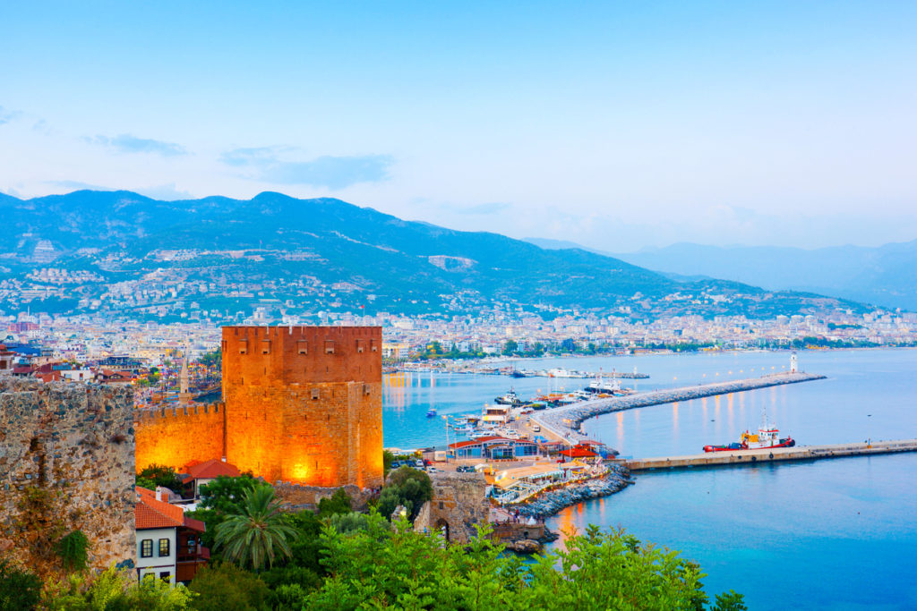 Blick über Alanya, Türkei