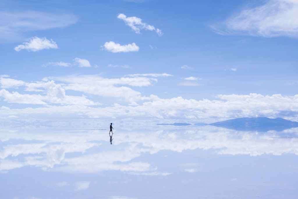 Salar de Uyuni in Bolivien
