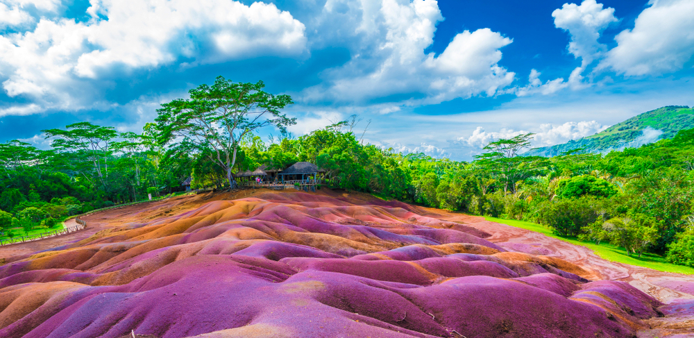 Siebenfarbige Erde auf Mauritius