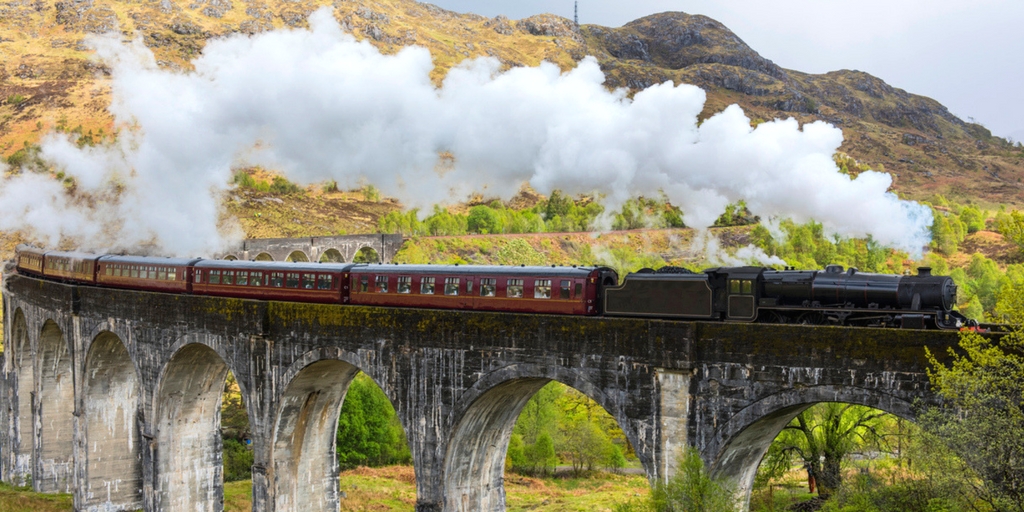 Hogwarts Express in Schottland live erleben jetzt buchen