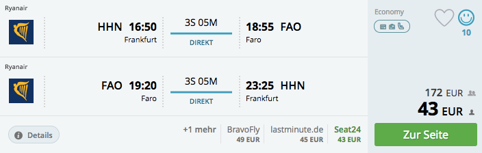 Portugal Urlaub - 8 Tage inkl. Flüge, Hotel & Auto 98€