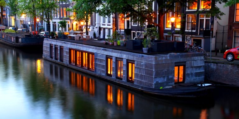 Luxus Hausboot in Amsterdam