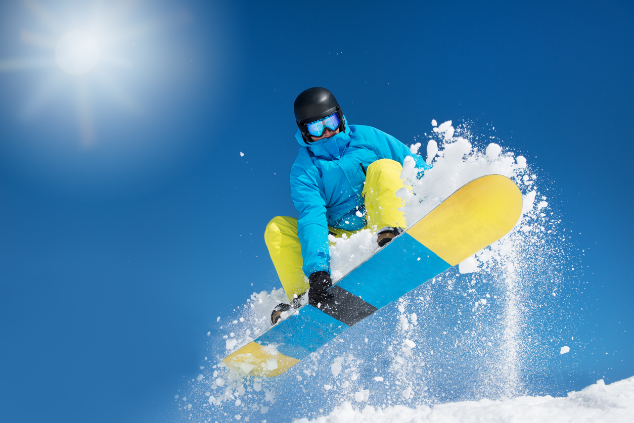 Urlaub im Dezember: Snowboarden in Graubünden