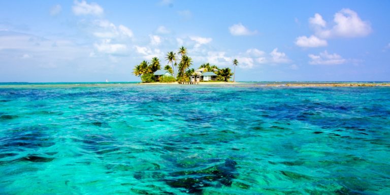 Bird Island in Belize eine eigene Insel auf einem Atoll in der Karibik mieten