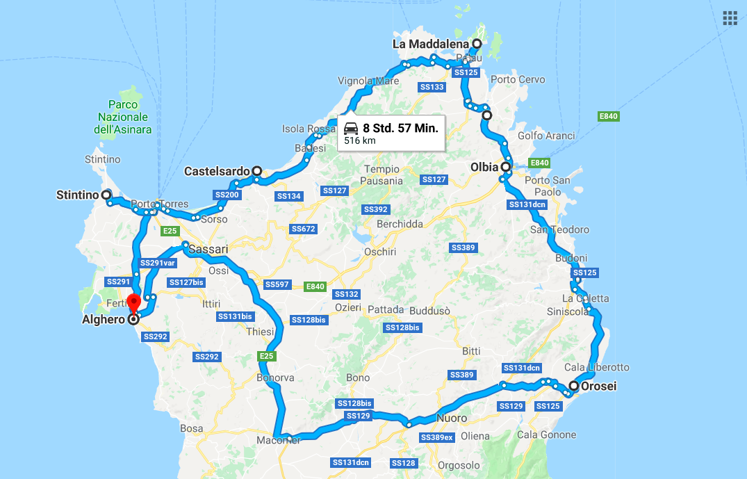 Sardine Rundreise 11 Tage schon für 292€ mit Flug, Mietwagen & Hotels