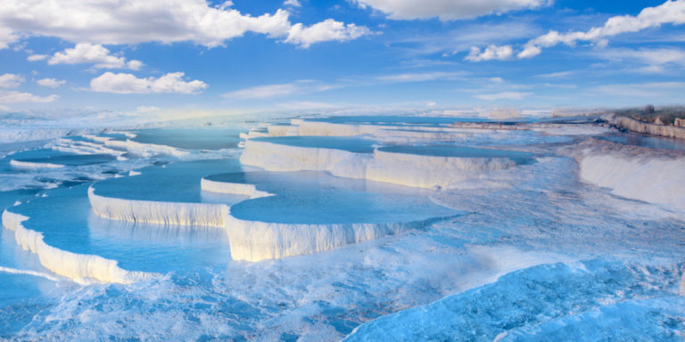 Urlaub in Pamukkale 5 Tage bei den Kalkterrassen in der Türkei inklusive Flügen und Hotel schon für 115€