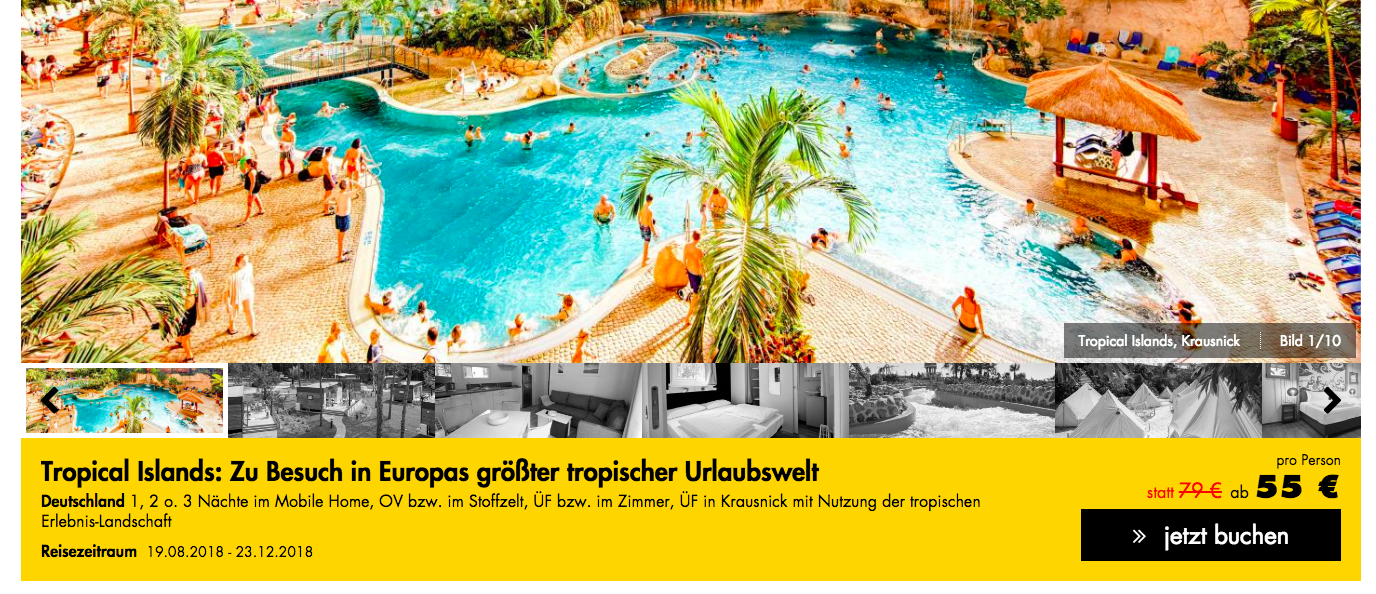 Tropical Island Parkplatz Tropical Island Parkplatz