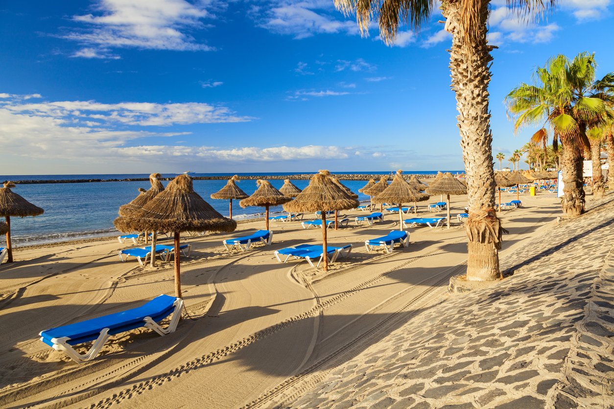 Playa del Camison, Los Cristianos, Teneriffa