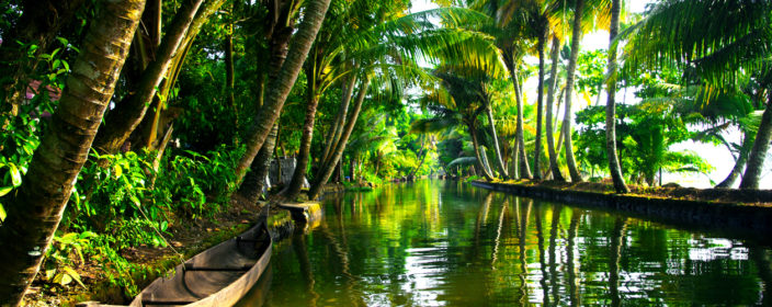 Backwaters von Kerala, Indien