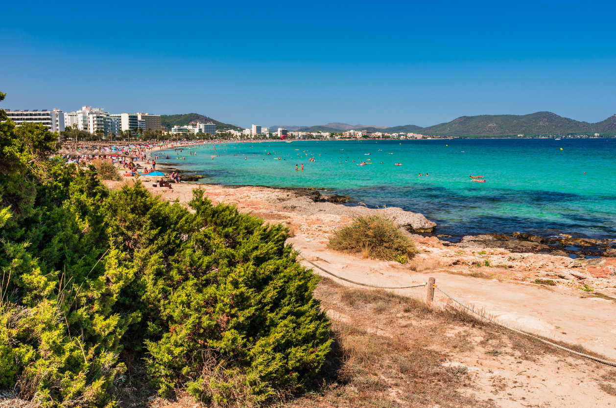 Bucht von Cala Millor auf Mallorca