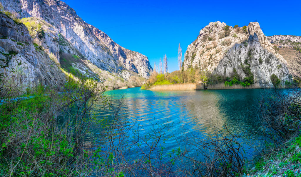 Fluss Cetina in den Dinarischen Alpen