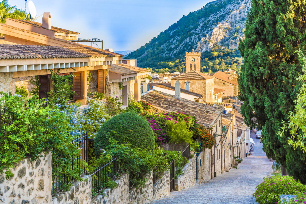 Dorf Pollença auf Mallorca
