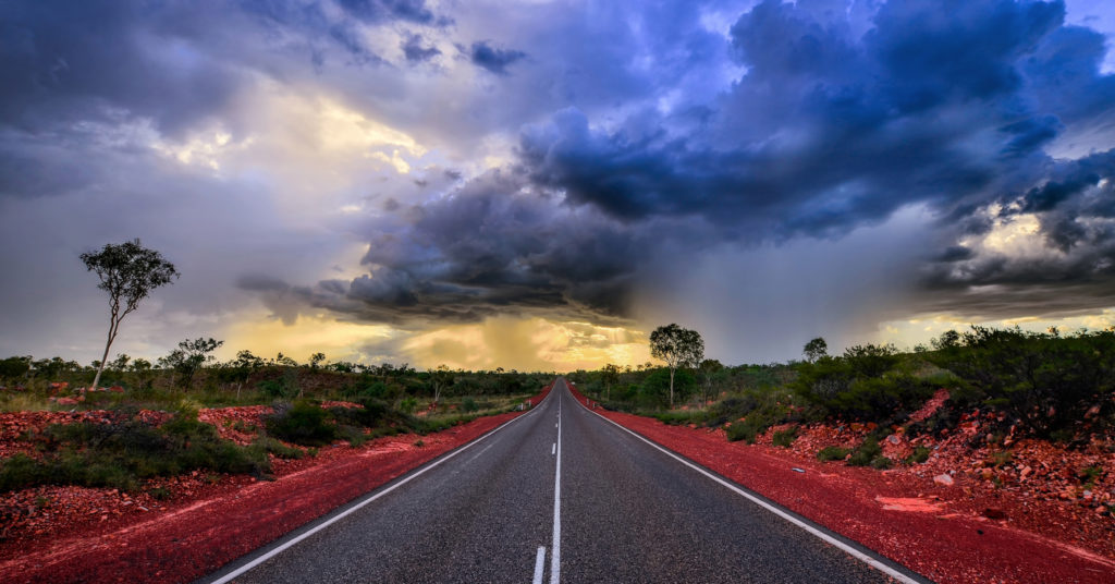 Gewitterfront in Australien