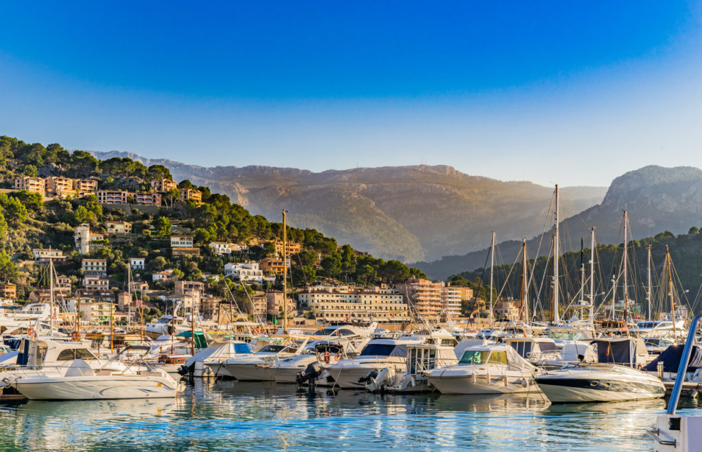 Hafen von Port de Soller, Mallorca