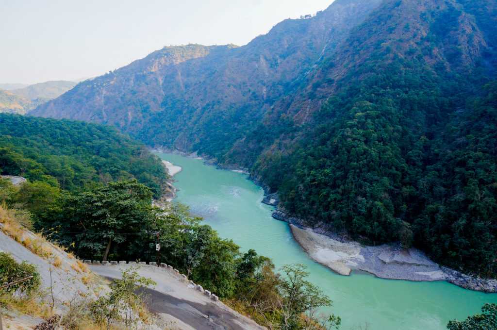 Himalaya-Gebiet von Risjikesh in Indien