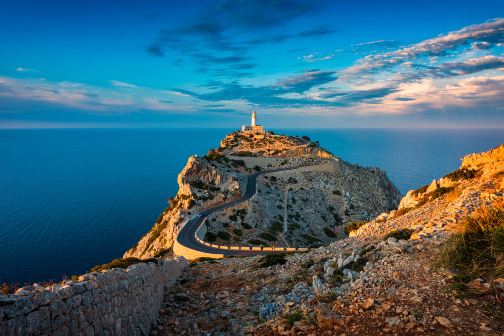 Leuchtturm am Cap de Formentor auf Mallorca