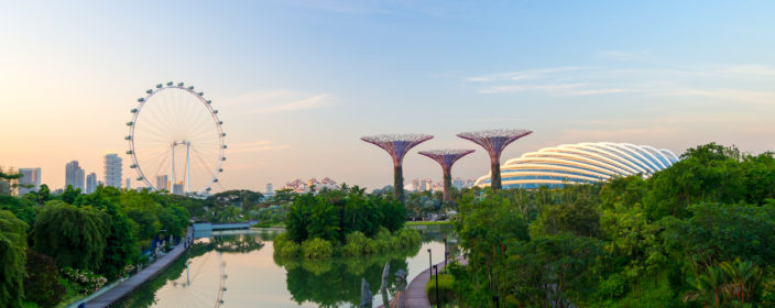 Skyline von Singapur