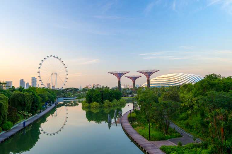 Skyline von Singapur