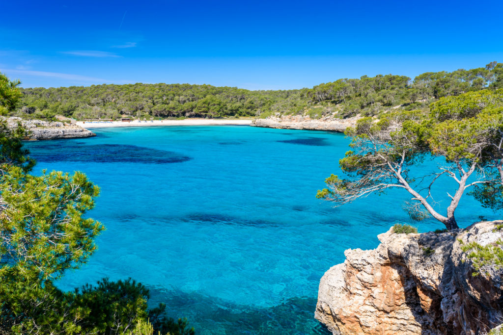 Cala S'Amarador im Nationalpark Naturpark Mondrago