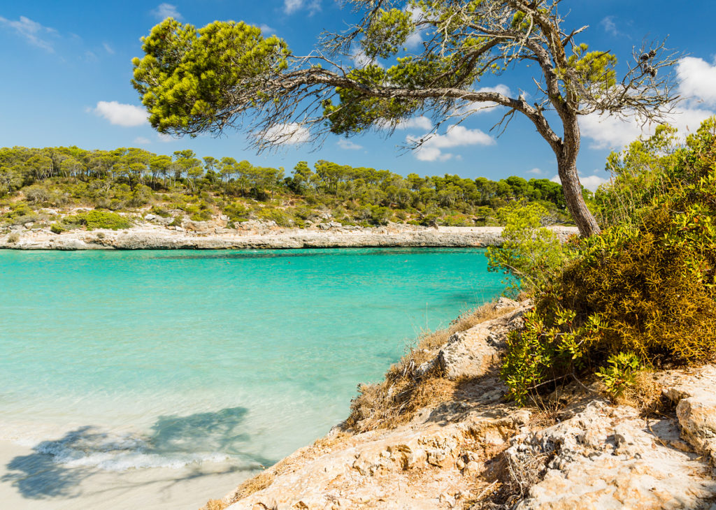 Strand Cala S'Amarador im Naturpark Mondrago