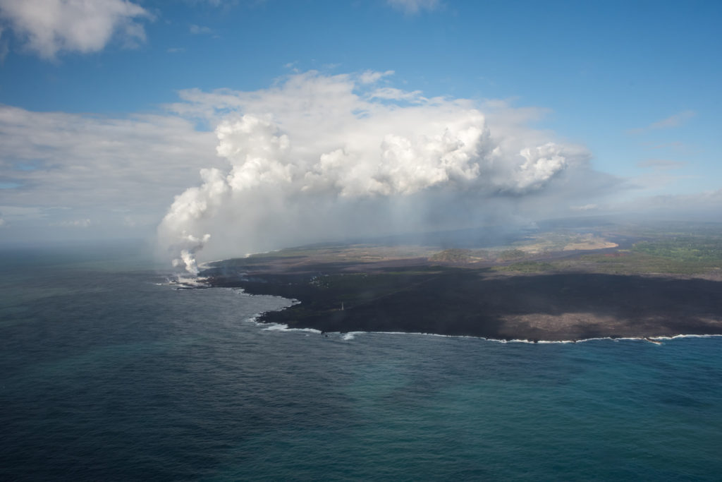 Vog über Hawaii