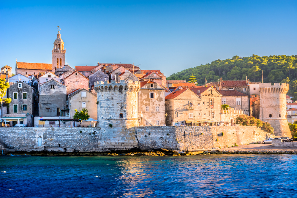 Altstadt von Korcula, Kroatien