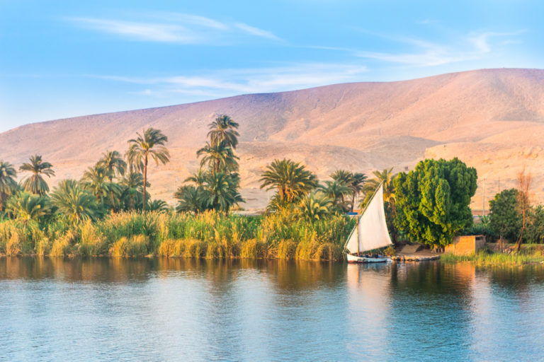 Der Nil in Ägypten