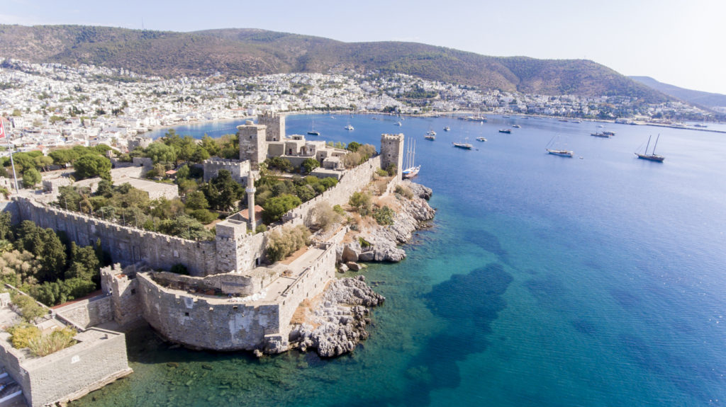 Bodrum Castle aus der Vogelperspektive