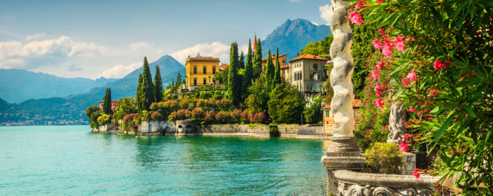 Varenna am Comer See in Italien