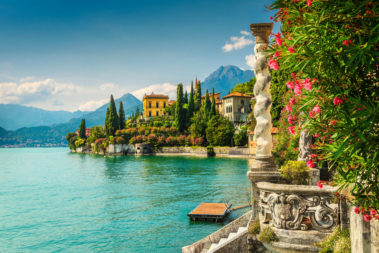 Varenna am Como See in Italien