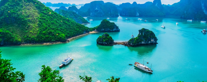 Halong Bay in Nordvietnam