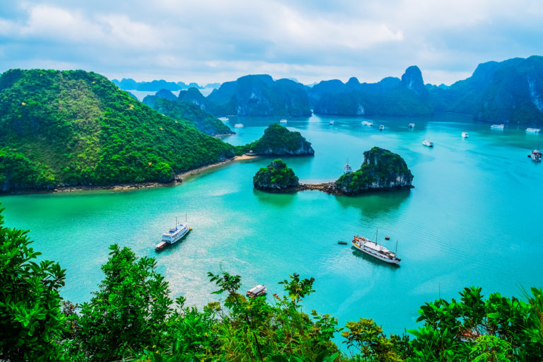 Halong Bay in Nordvietnam