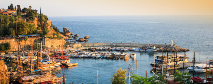 Hafen von Antalya, Türkei