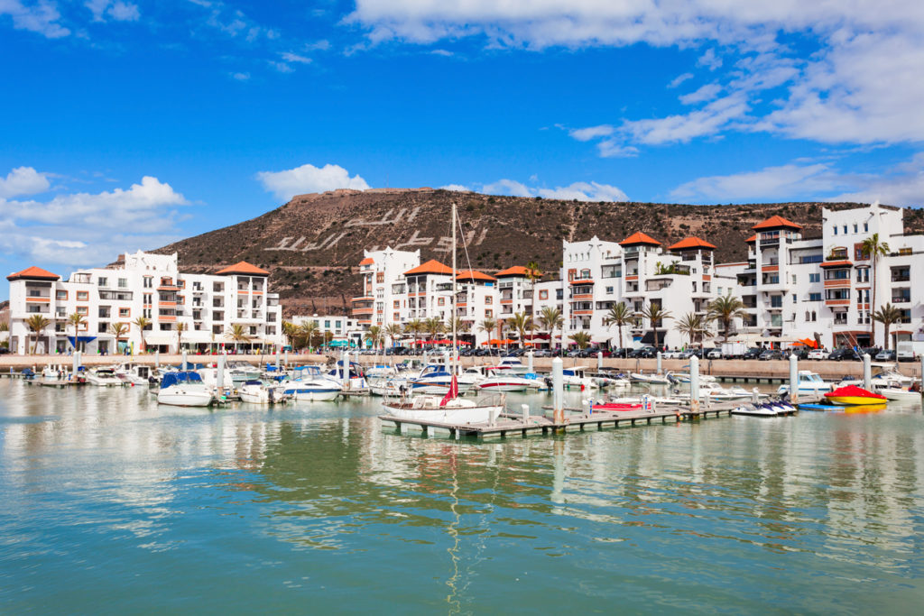 Hafen in Agadir, Marokko