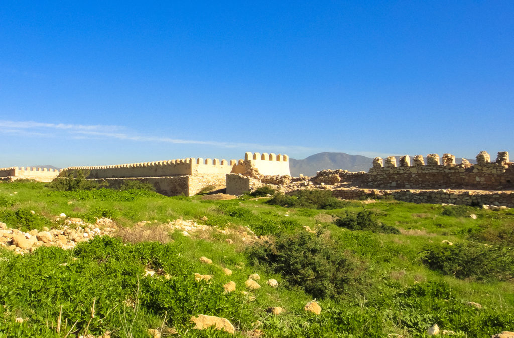 Teile der Kasbah in Agadir, Marokko