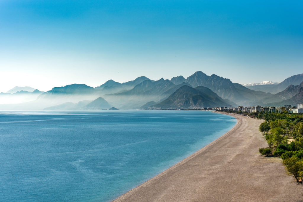 Konyaalti Strand in Antalya, Türkei