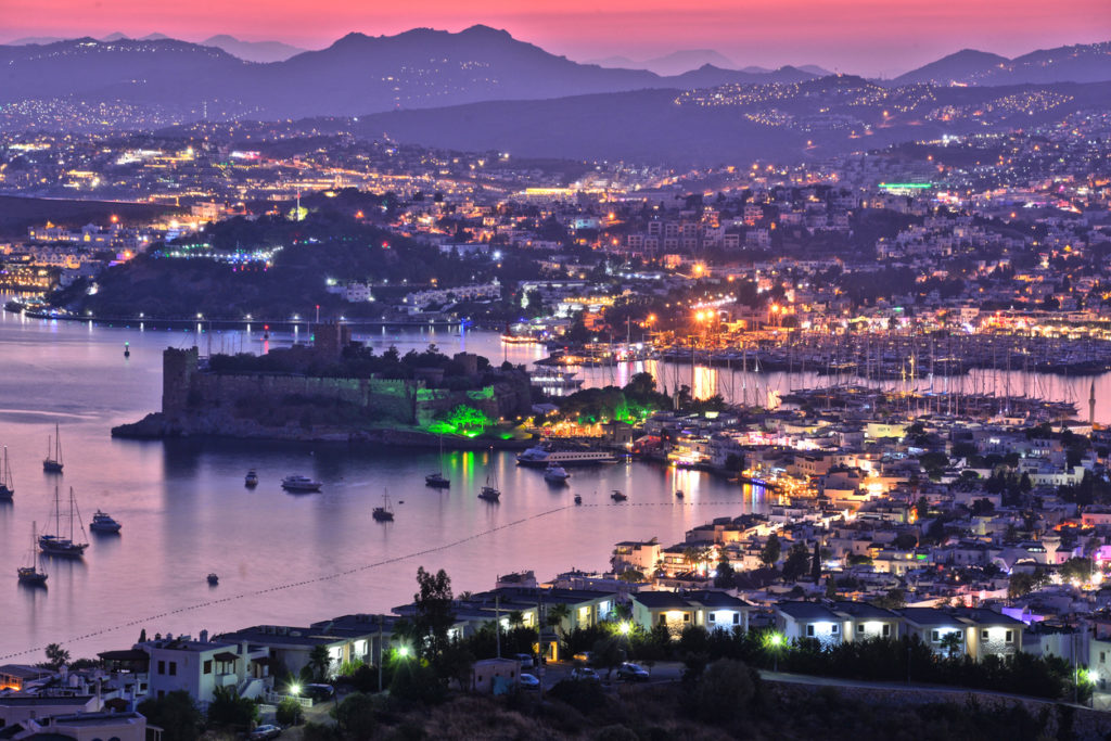Bodrum bei Nacht