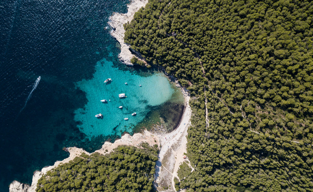 Luftaufnahme von Menorca