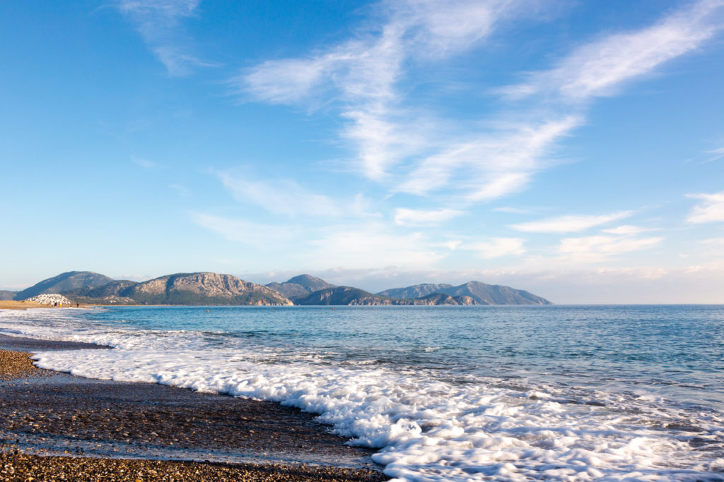 Blick auf die Türkische Riviera