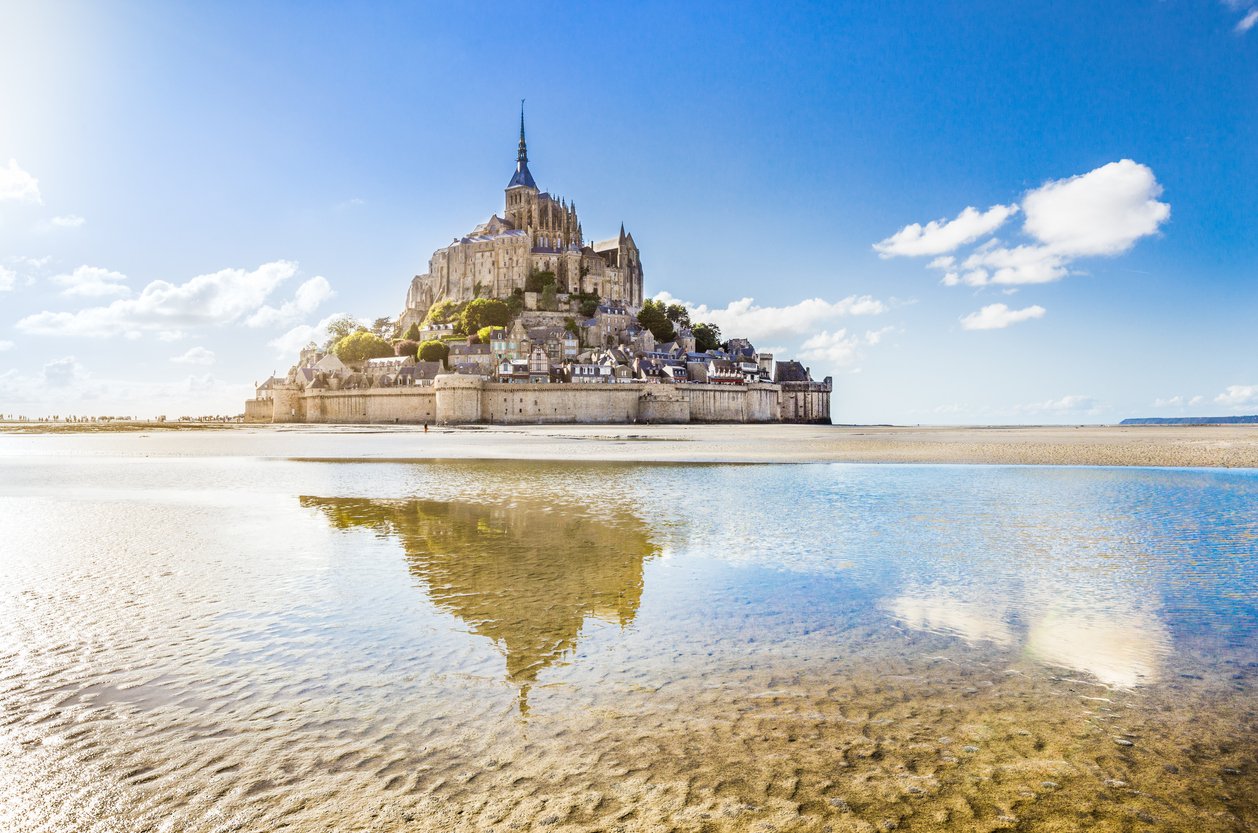 Der wunderschöne Mont Saint Michel in Frankreich