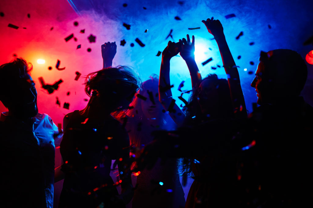 Party in einem Amsterdamer Club
