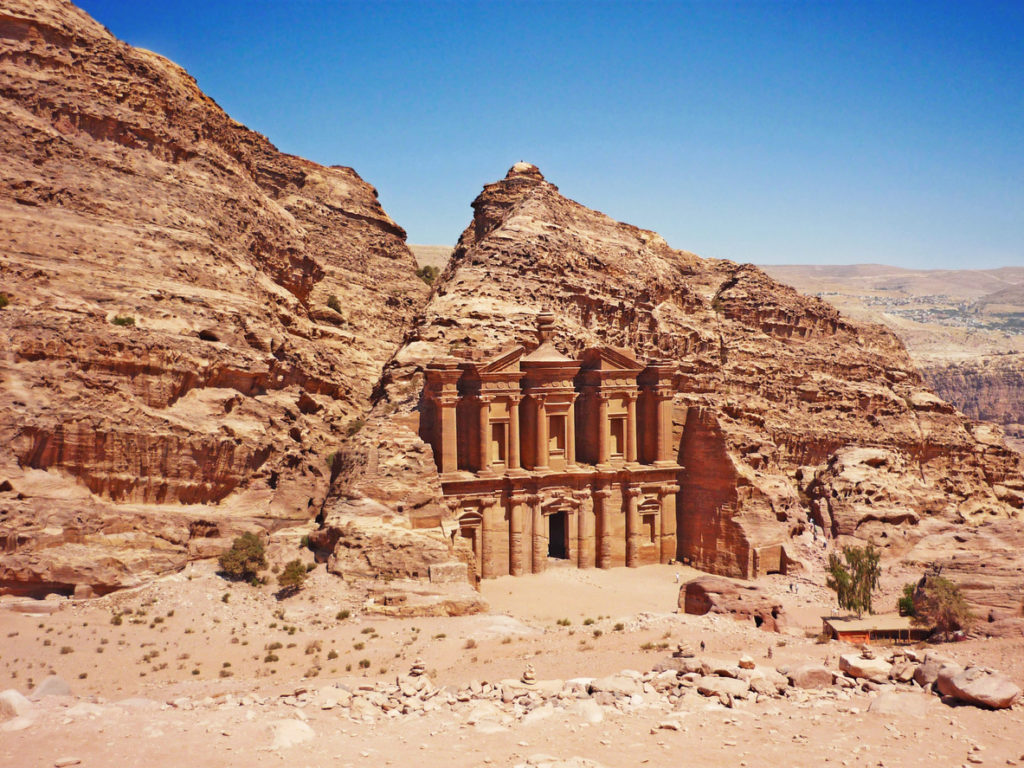 Felsenstadt Petra in Jordanien