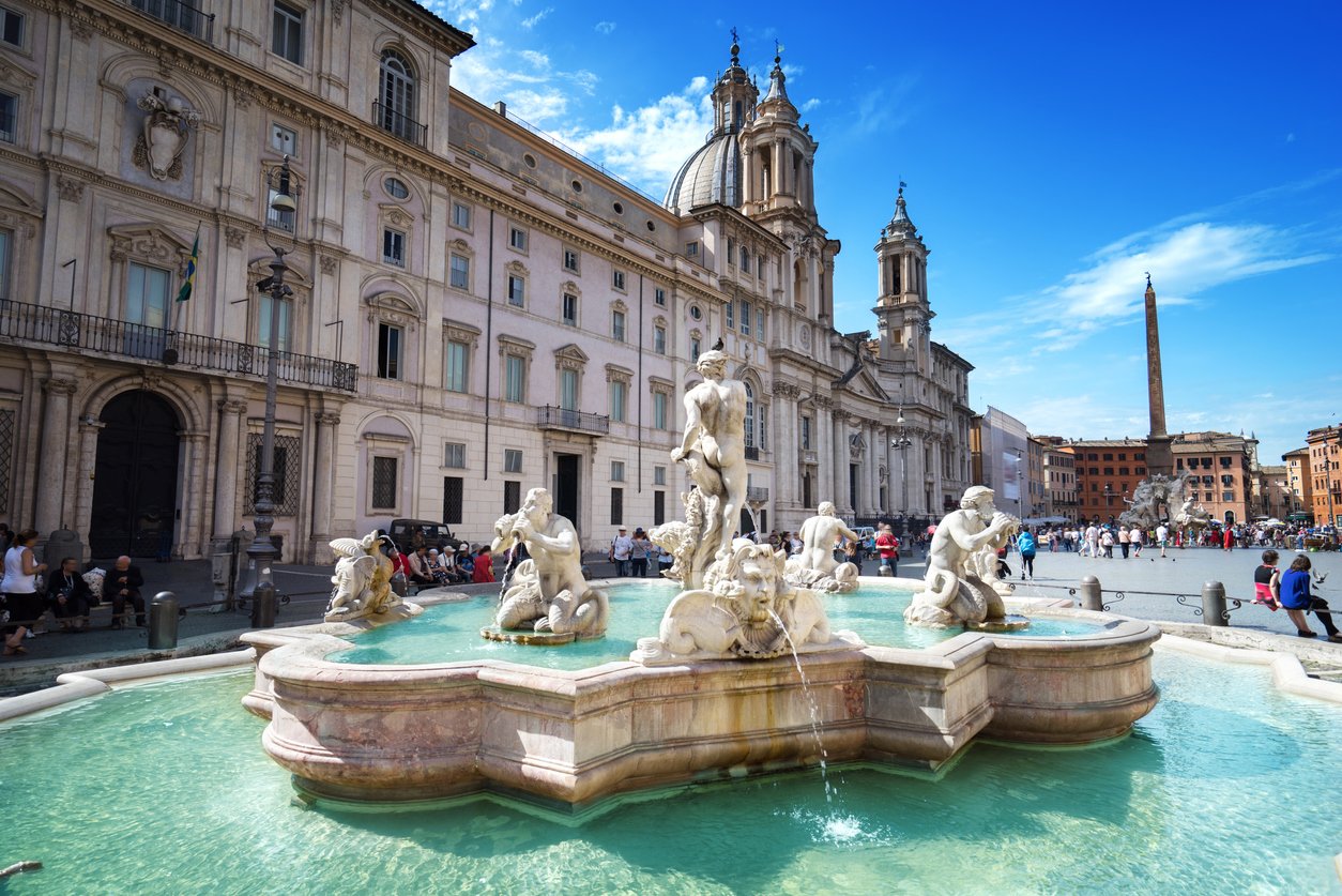 Piazza Navona in Rom, Italien