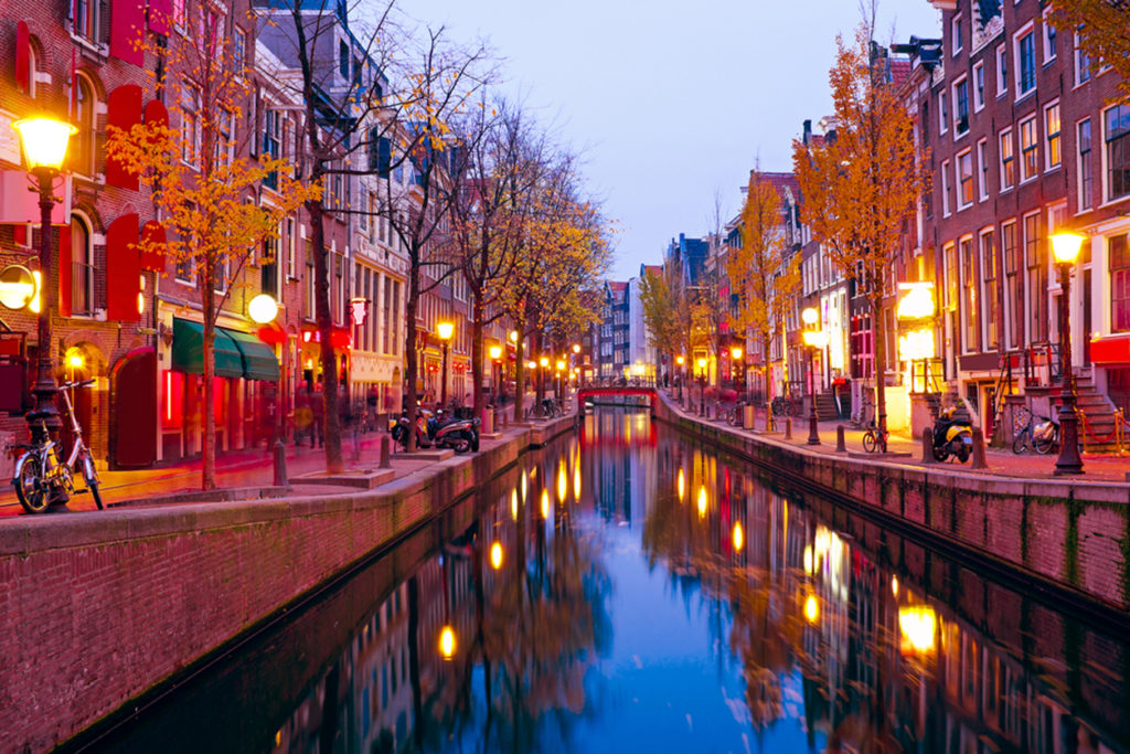 Rotlicht-Viertel in Amsterdam