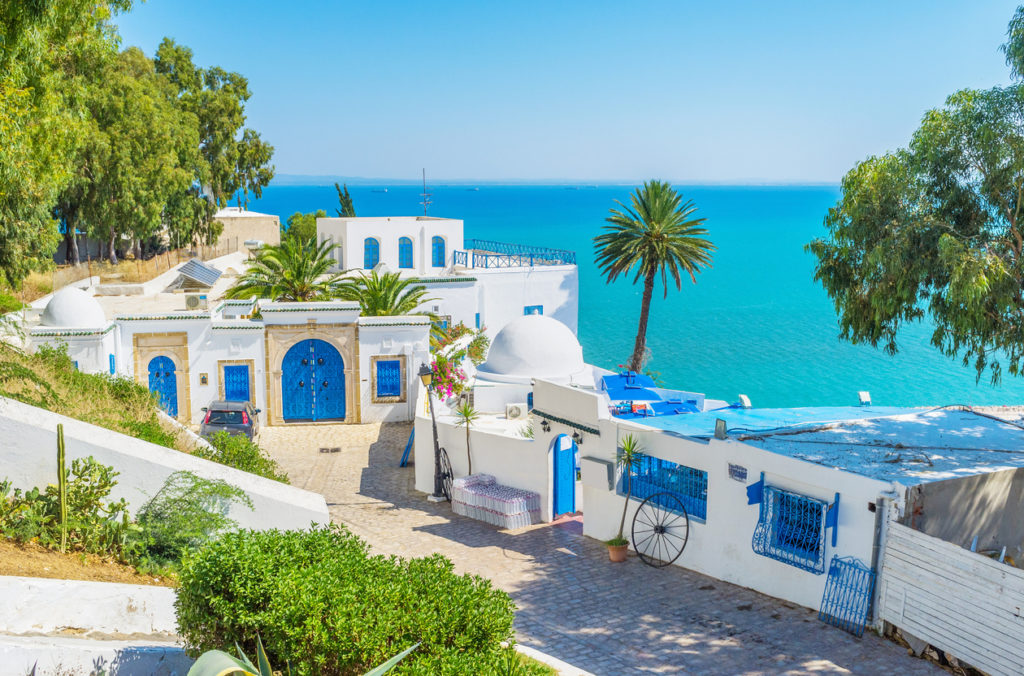 Dorf Sidi Bou Saïd in Tunesien